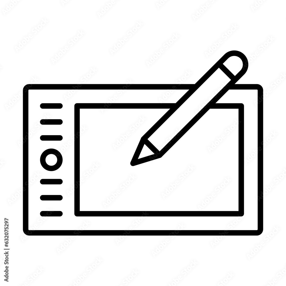 Graphic tablet Icon Graphic tablet Icon