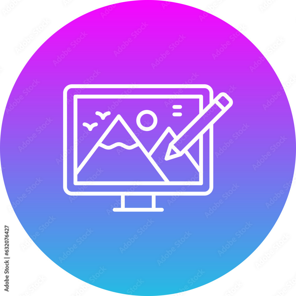 Graphic editor Icon Graphic editor Icon