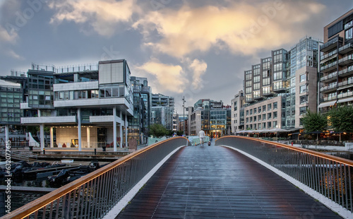 Tjuvholmen neighborhood in Oslo.