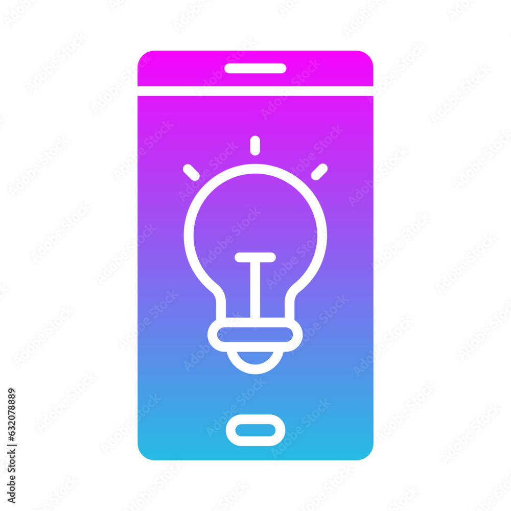 Smartphone idea Icon Smartphone idea Icon