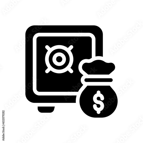 safebox glyph icon