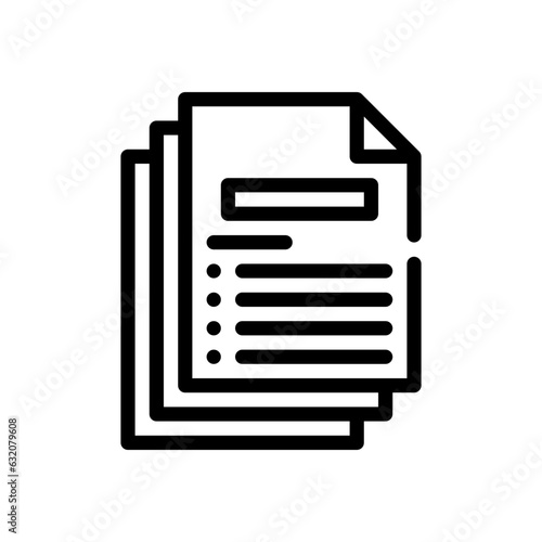document line icon