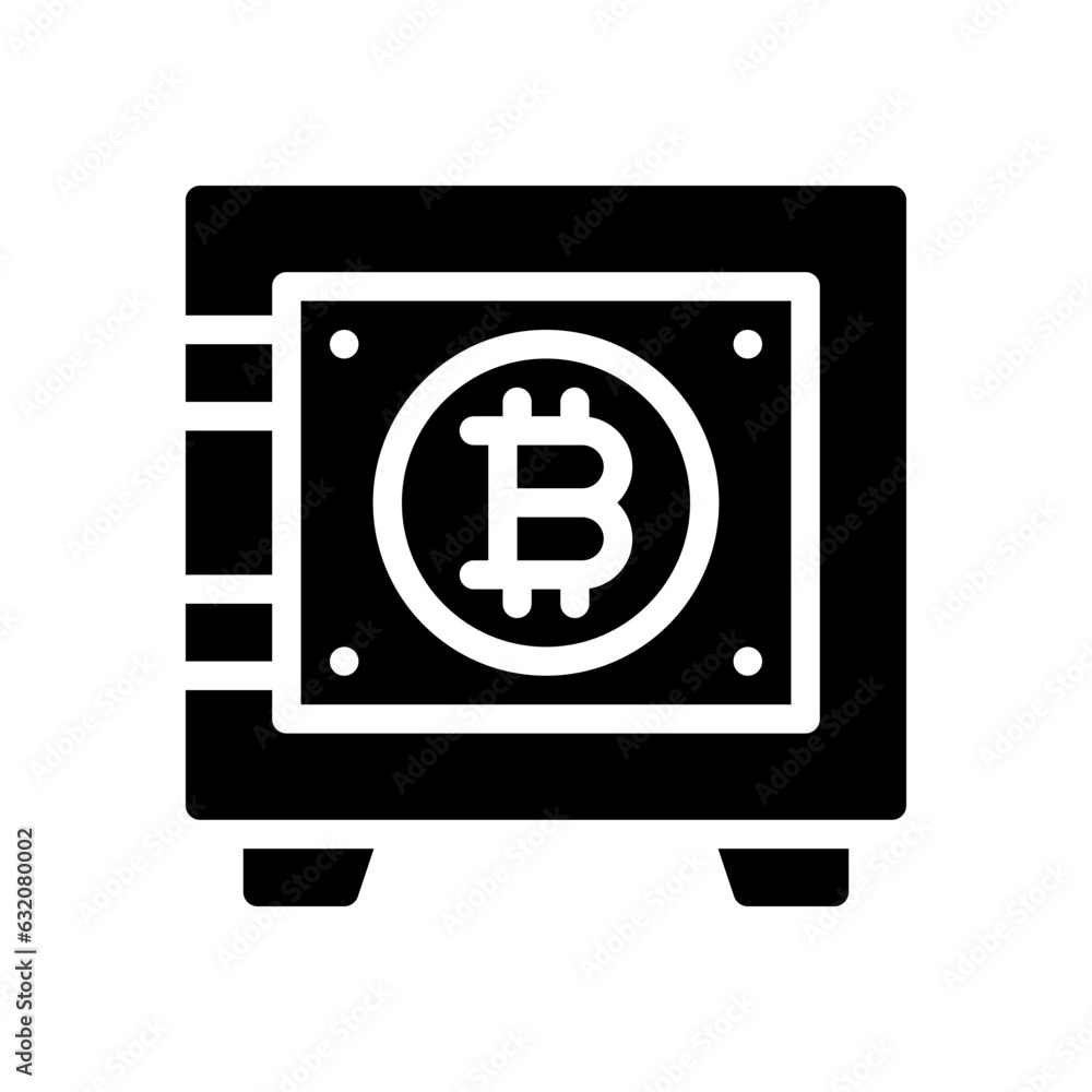 safebox glyph icon safebox glyph icon