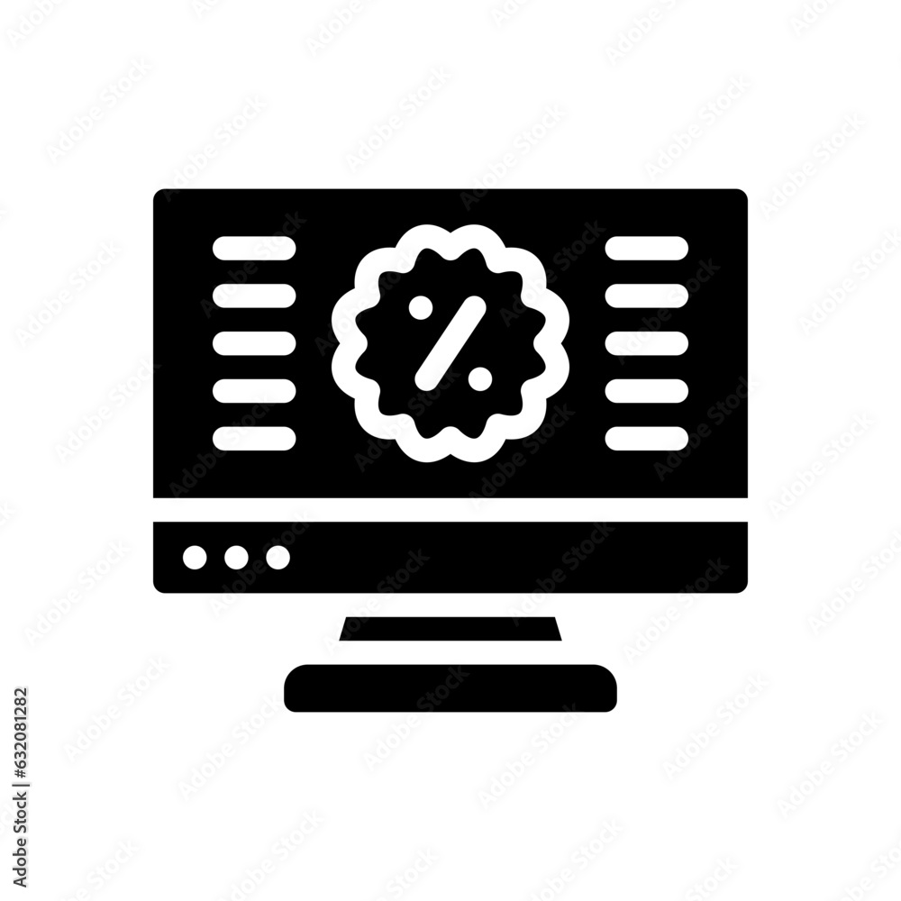 computer glyph icon computer glyph icon