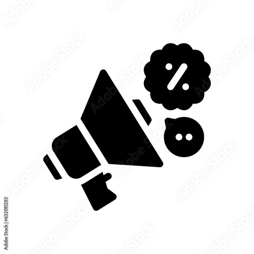 bullhorn glyph icon