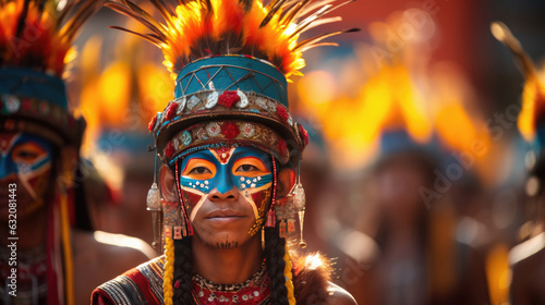 mask carnival face makeup people festival © stocker