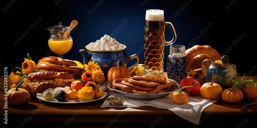 Oktoberfest table setting