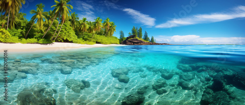 Beautiful sunny beaches background © Cedar