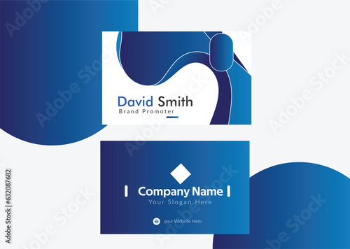 modern style business card template.modern style creative business card template.