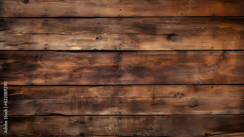 Wood planks texture background, brown barn rough wooden wall