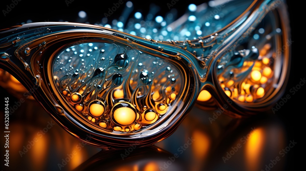 Futuristic abstract augmented reality glasses Futuristic abstract augmented reality glasses