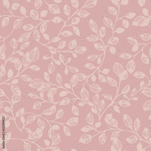 Fototapeta Naklejka Na Ścianę i Meble -  seamless pink floral pattern for fabric, wallpaper, textile, background