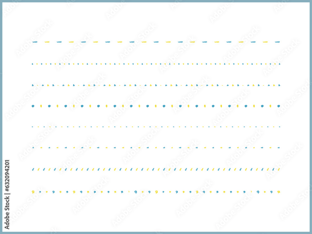 イラスト素材:ライン素材のあしらい 手書きのシンプルでかわいい罫線. simple hand draw borders イラスト素材:ライン素材のあしらい 手書きのシンプルでかわいい罫線. simple hand draw borders