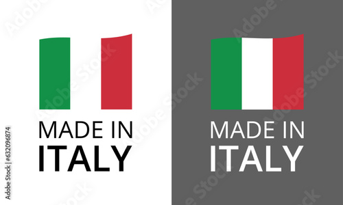 Made in Italy (Fatto in Italia), vector graphic icon