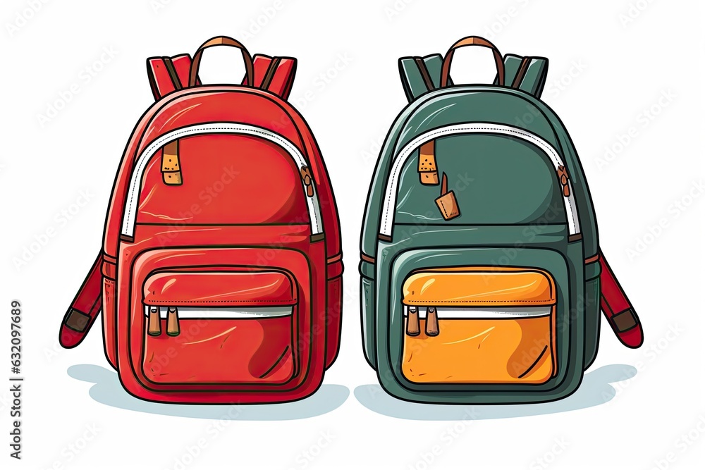 Fototapeta premium backpacks