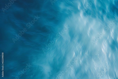 Top view blue sea water texture background. Aerial photography of smooth, calm deep ocean waters.