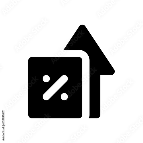 growth glyph icon