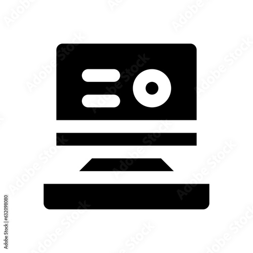 online payment glyph icon