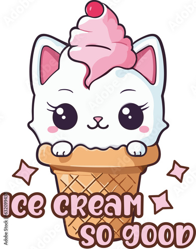 Kitty Cat Ice Cream So Good