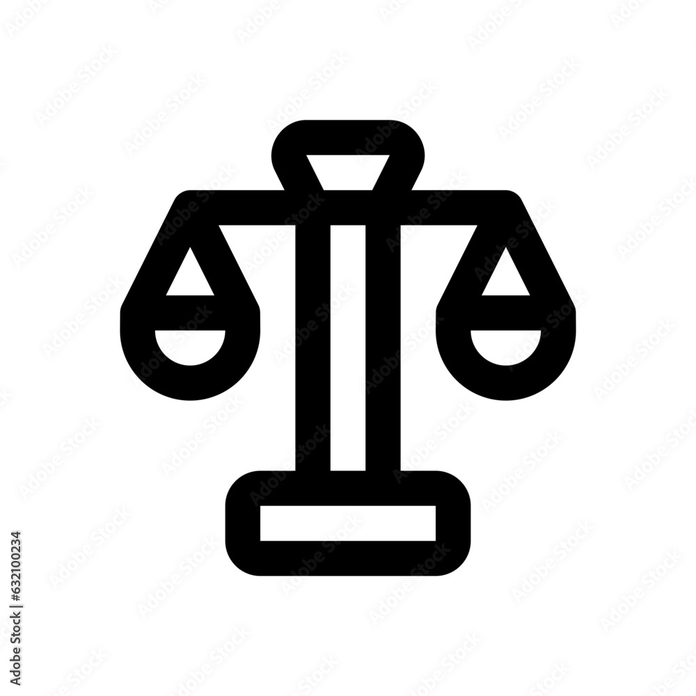 balance line icon balance line icon
