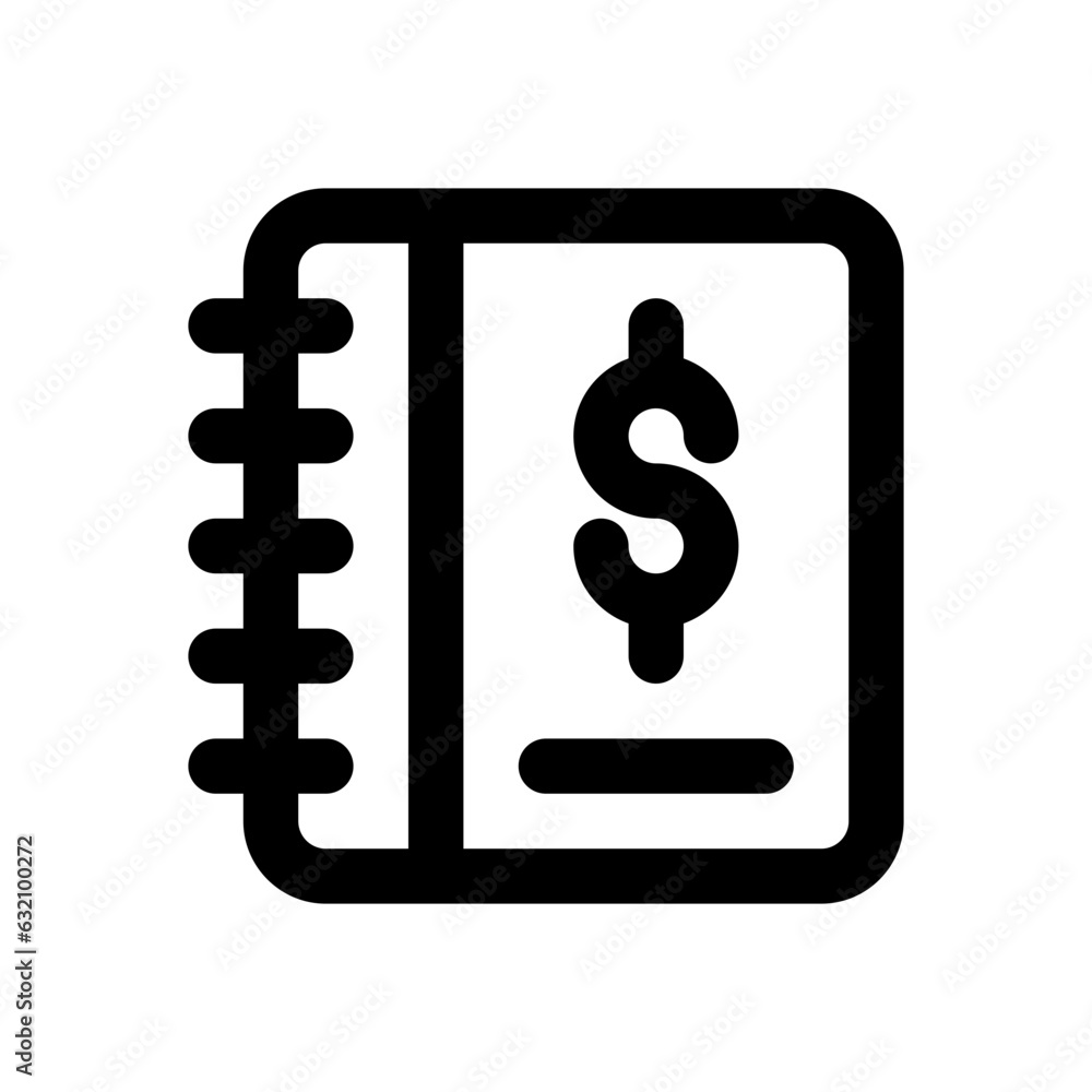 notebook line icon notebook line icon