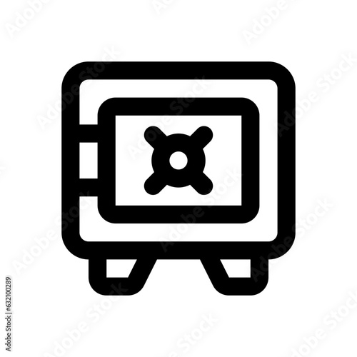safebox line icon