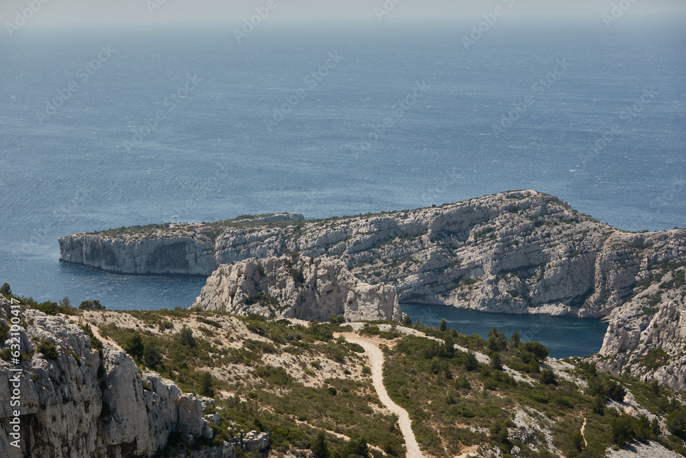 Panoramic views from the Calanques National Park. France