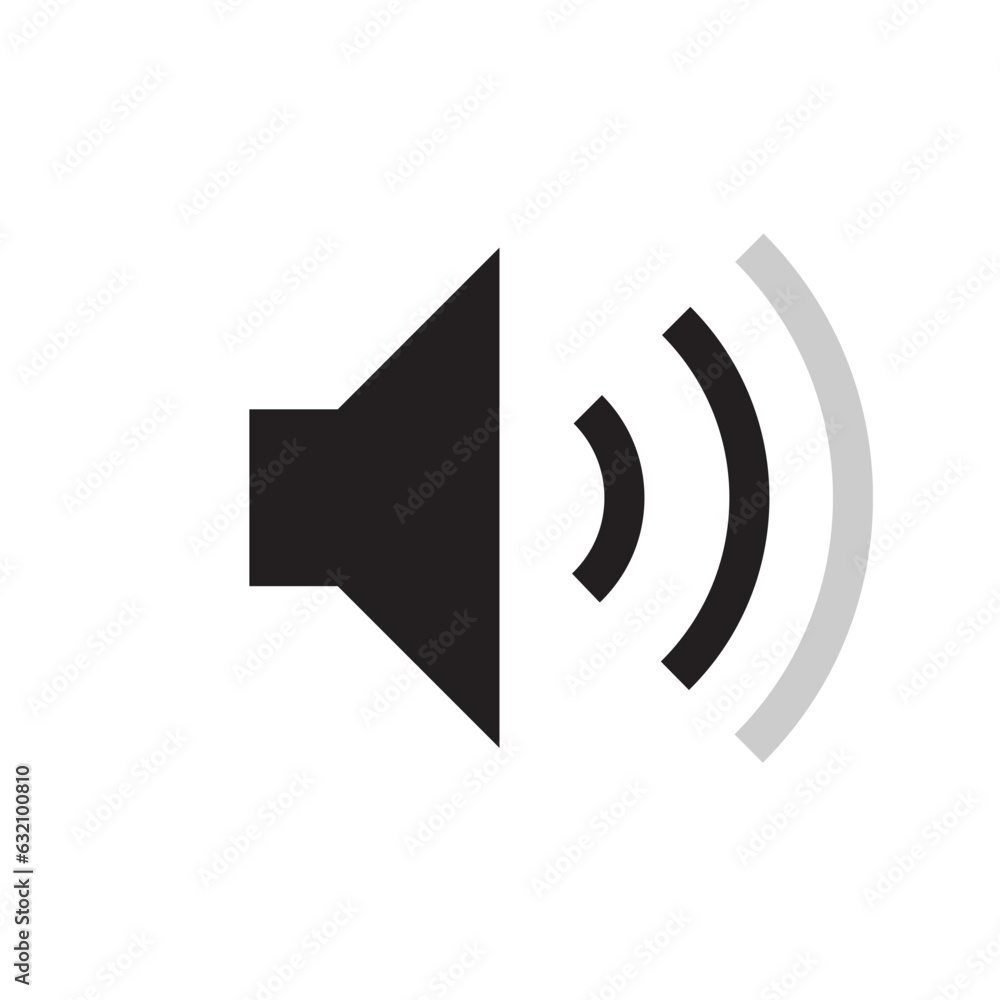 Speaker set. Sound icon Speaker set. Sound icon