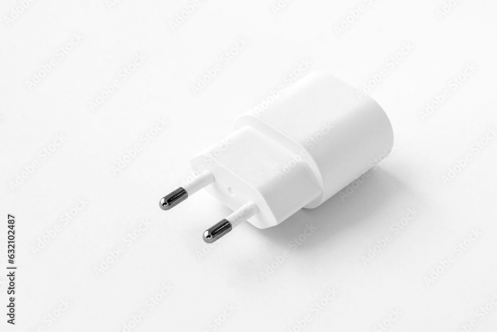 usb cable on white usb cable on white