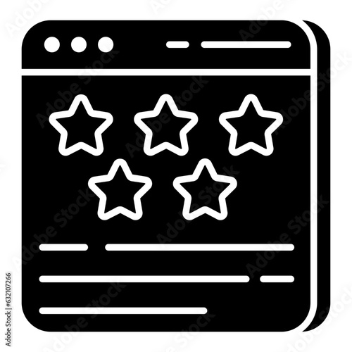 Premium download icon of web ratings photo