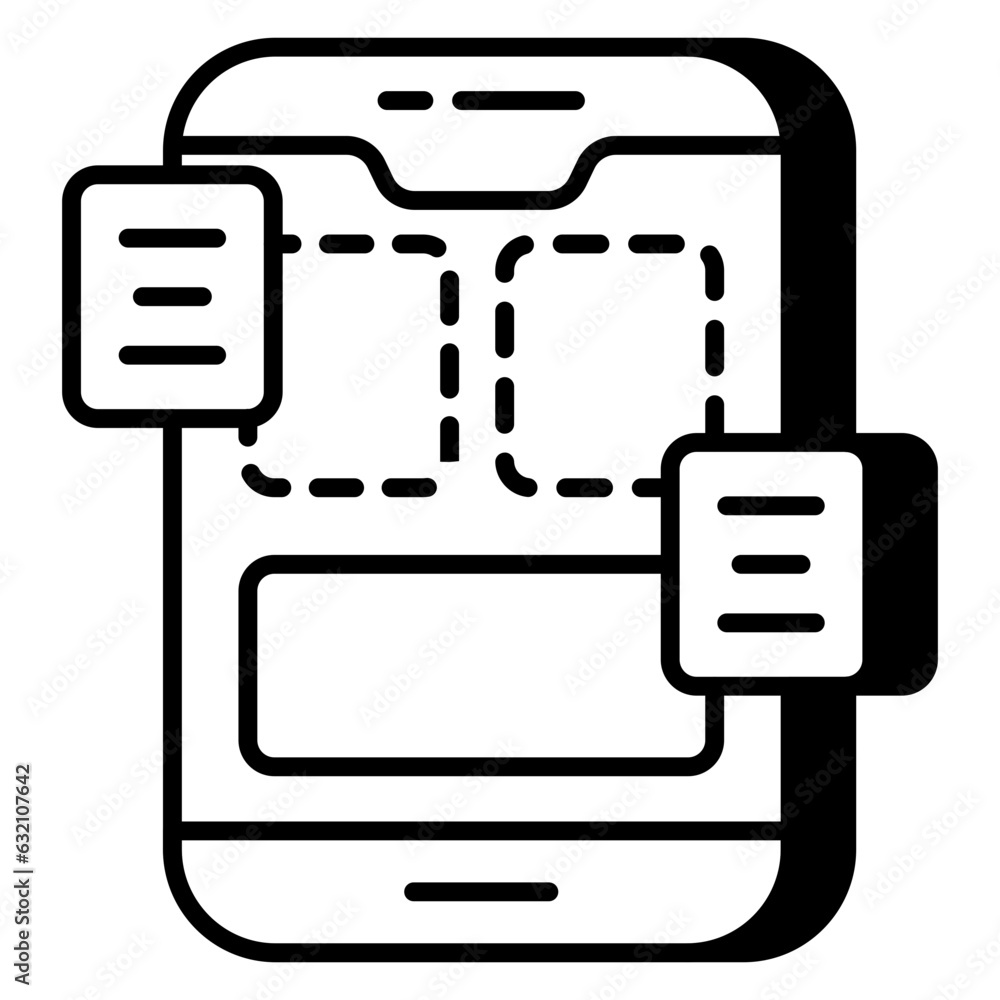 A premium download vector of mobile design A premium download vector of mobile design