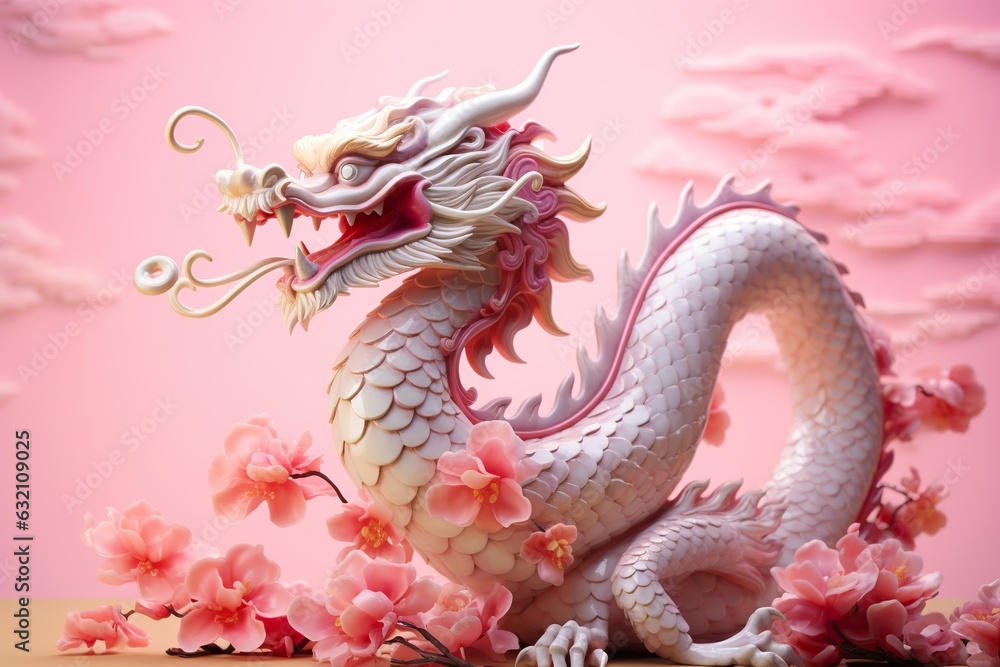Obraz premium Chinese Dragon: Majestic Symbol of Power