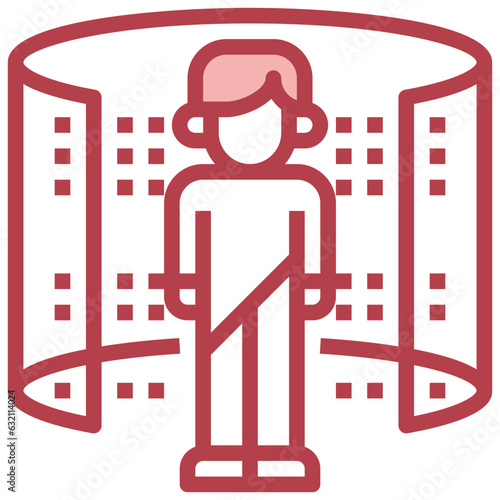 TELEPORTATION line icon,linear,outline,graphic,illustration