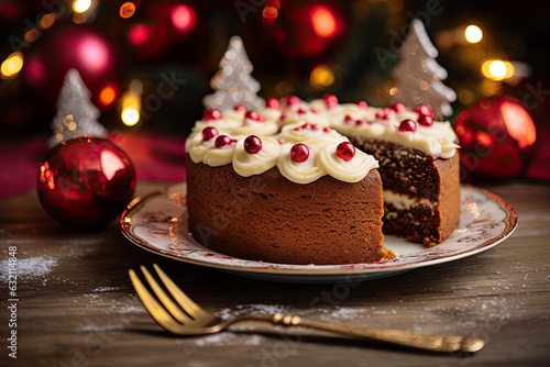 Wallpaper Mural Christmas cake with cream cheese frosting  Torontodigital.ca