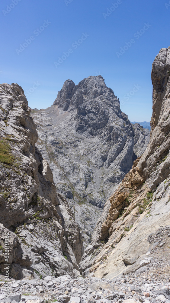 Mountain landscape on a sunny day