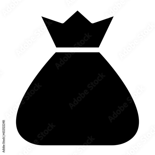 money bag glyph 