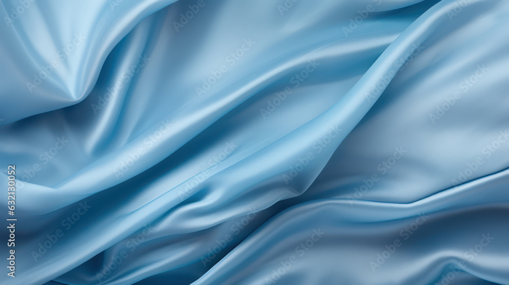 Metalic soft blue paper which is crumpled background