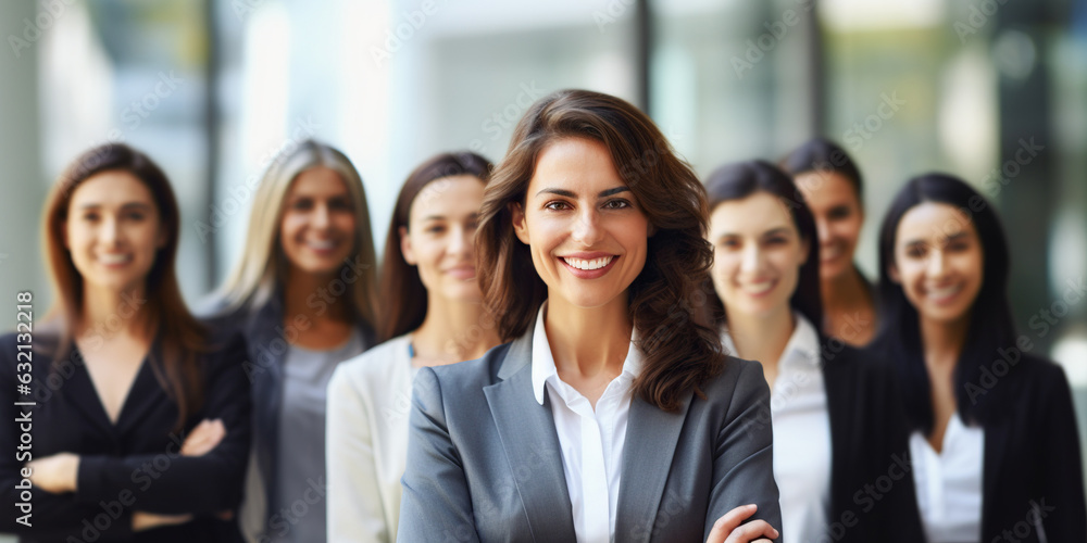 portrait of a businesswoman with team on the office
portrait of a businesswoman with team on the office