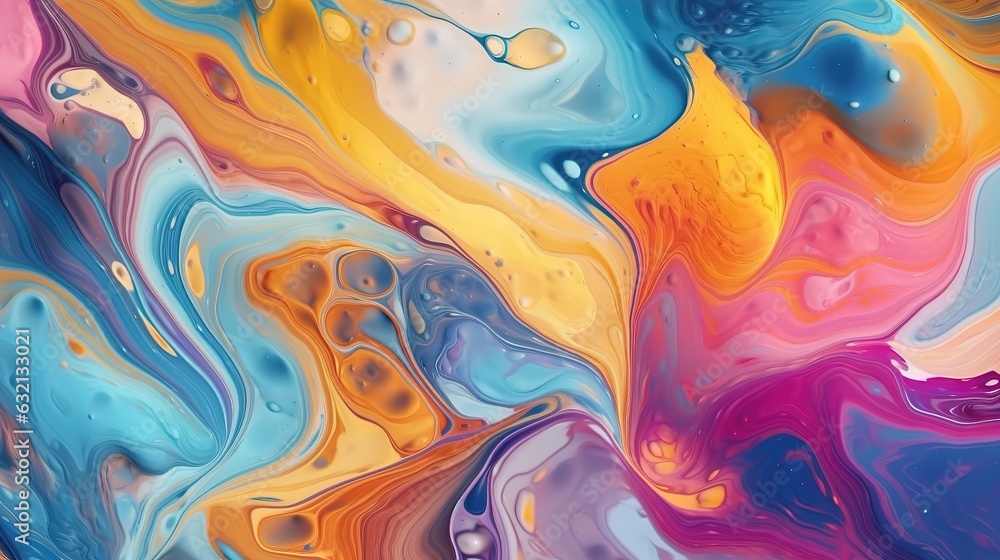 Fluid And Organic Abstract Background With Swirls. Fluid And Organic Abstract Background With Swirls.
