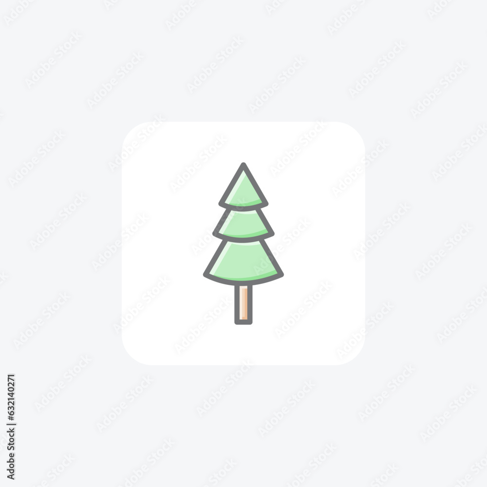 Fototapeta premium Snowy Splendor for the Holidays Christmas icon
