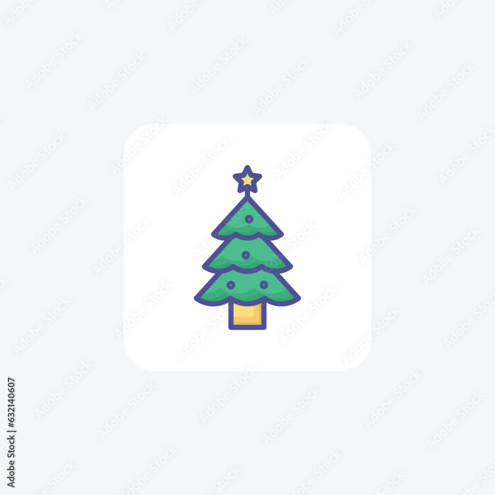 Fototapeta premium Regal Glow of Christmas icon