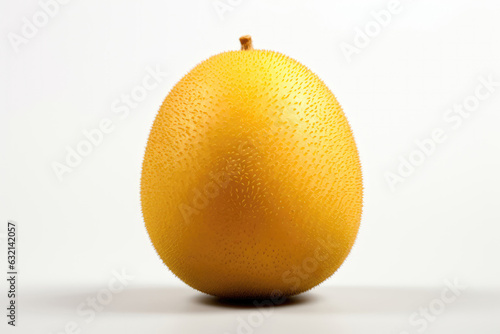 Yellow Kiwifruit Closeup On White Background