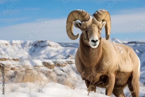 Bighorn Sheep in their Natural Habitat