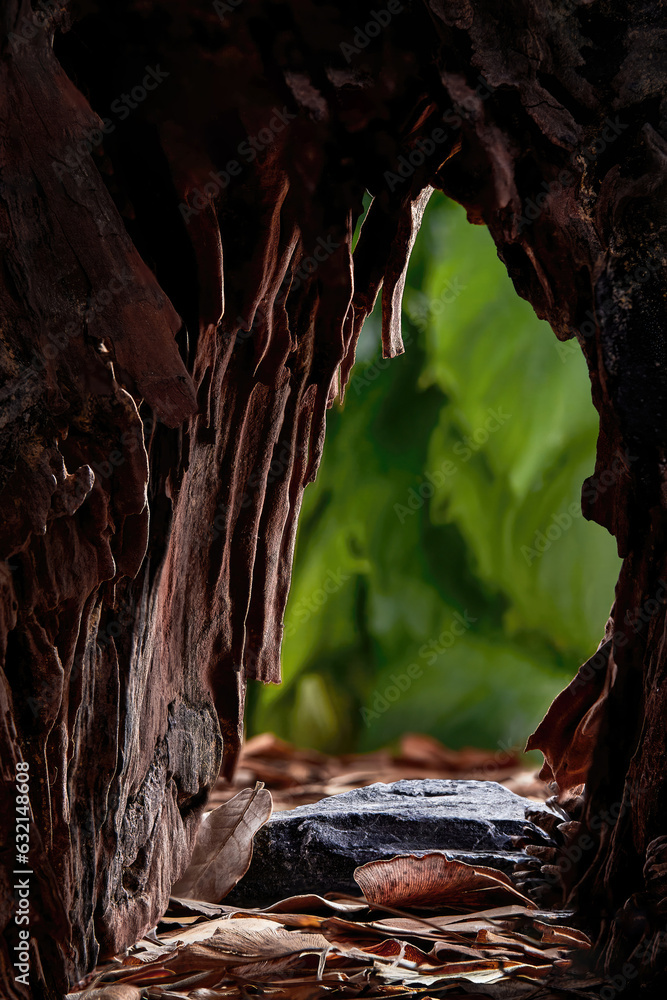 Nature background for product showcase, product presentation displays
