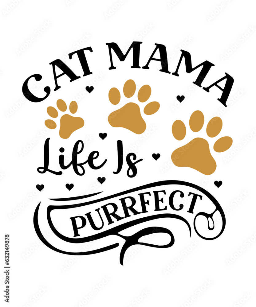 Cat svg Bundle, Cat Lover svg, Cat Mom svg, Funny Cat svg, Cat Quotes ...