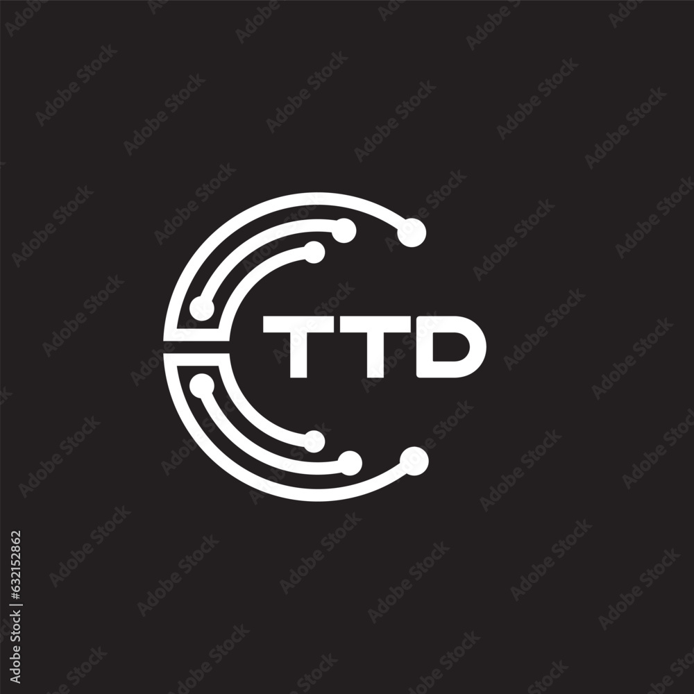 TTD letter technology logo design on black background. TTD creative initials letter IT logo concept. TTD setting shape design
TTD letter technology logo design on black background. TTD creative initials letter IT logo concept. TTD setting shape design