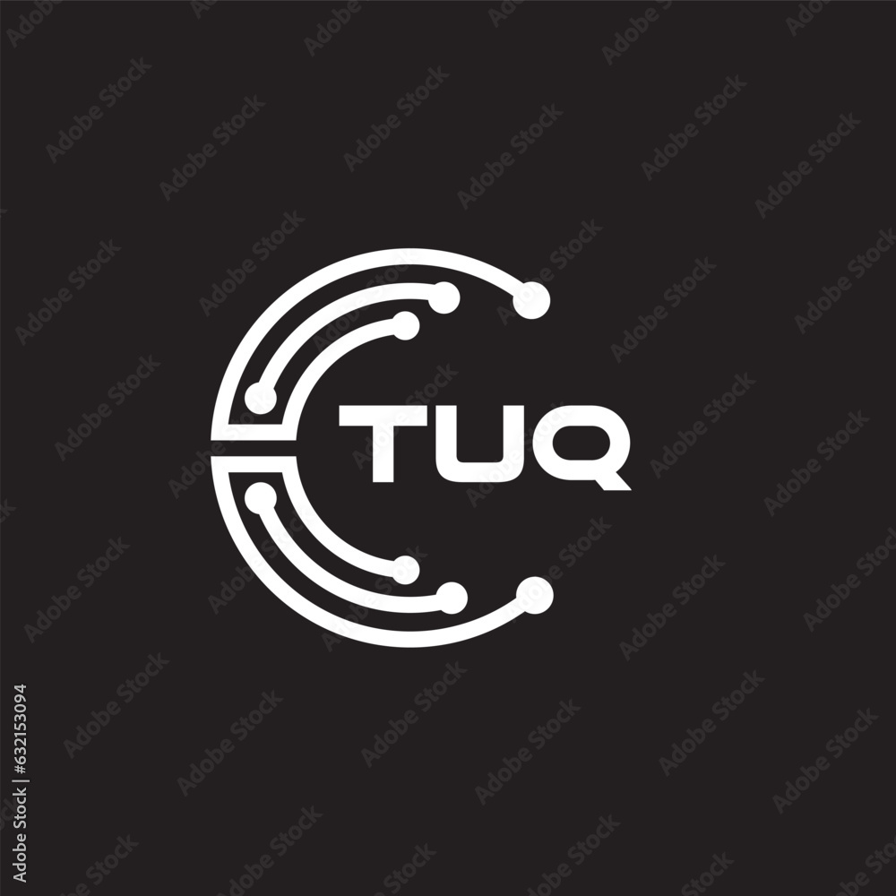TUQ letter technology logo design on black background. TUQ creative initials letter IT logo concept. TUQ setting shape design
TUQ letter technology logo design on black background. TUQ creative initials letter IT logo concept. TUQ setting shape design