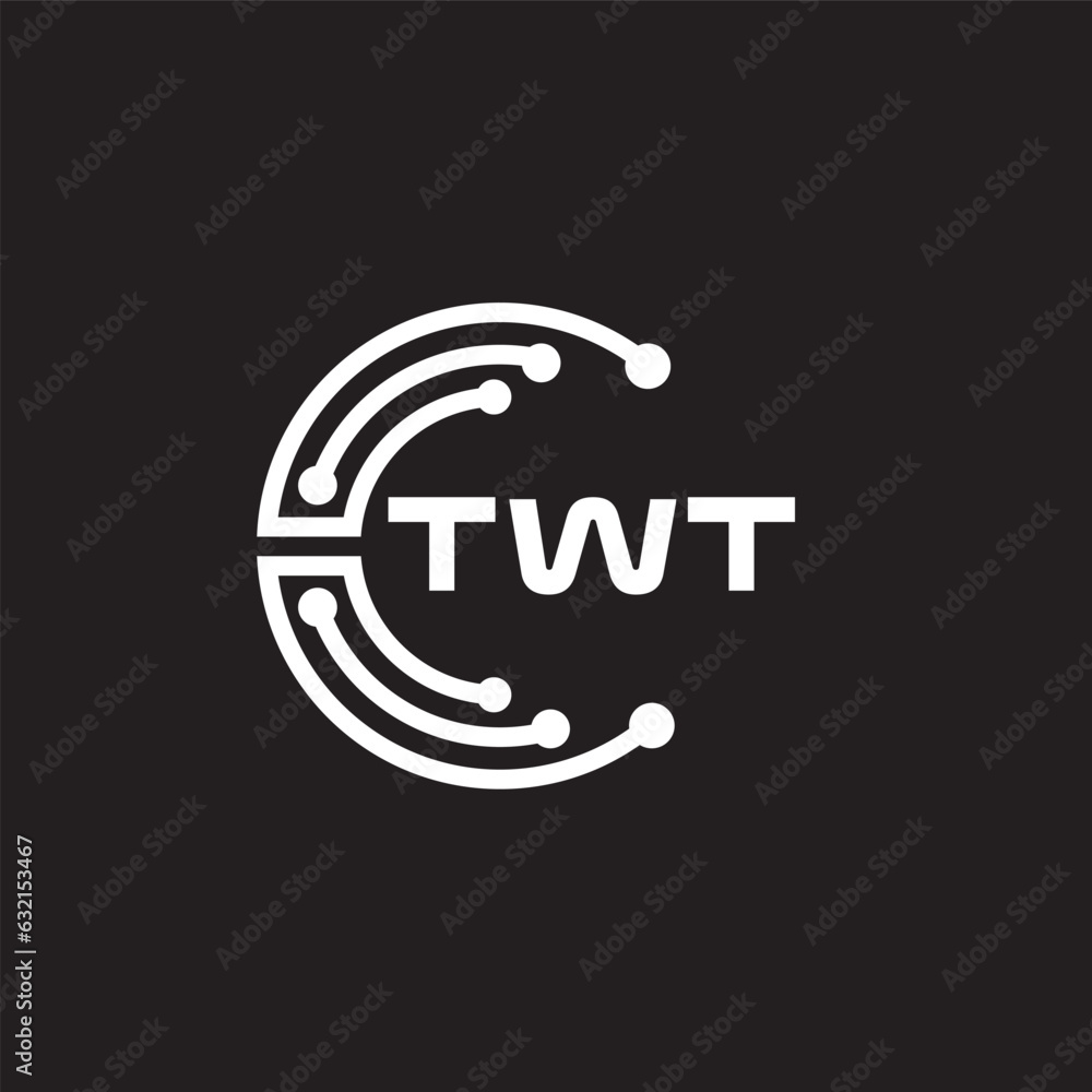 TWT letter technology logo design on black background. TWT creative initials letter IT logo concept. TWT setting shape design
TWT letter technology logo design on black background. TWT creative initials letter IT logo concept. TWT setting shape design