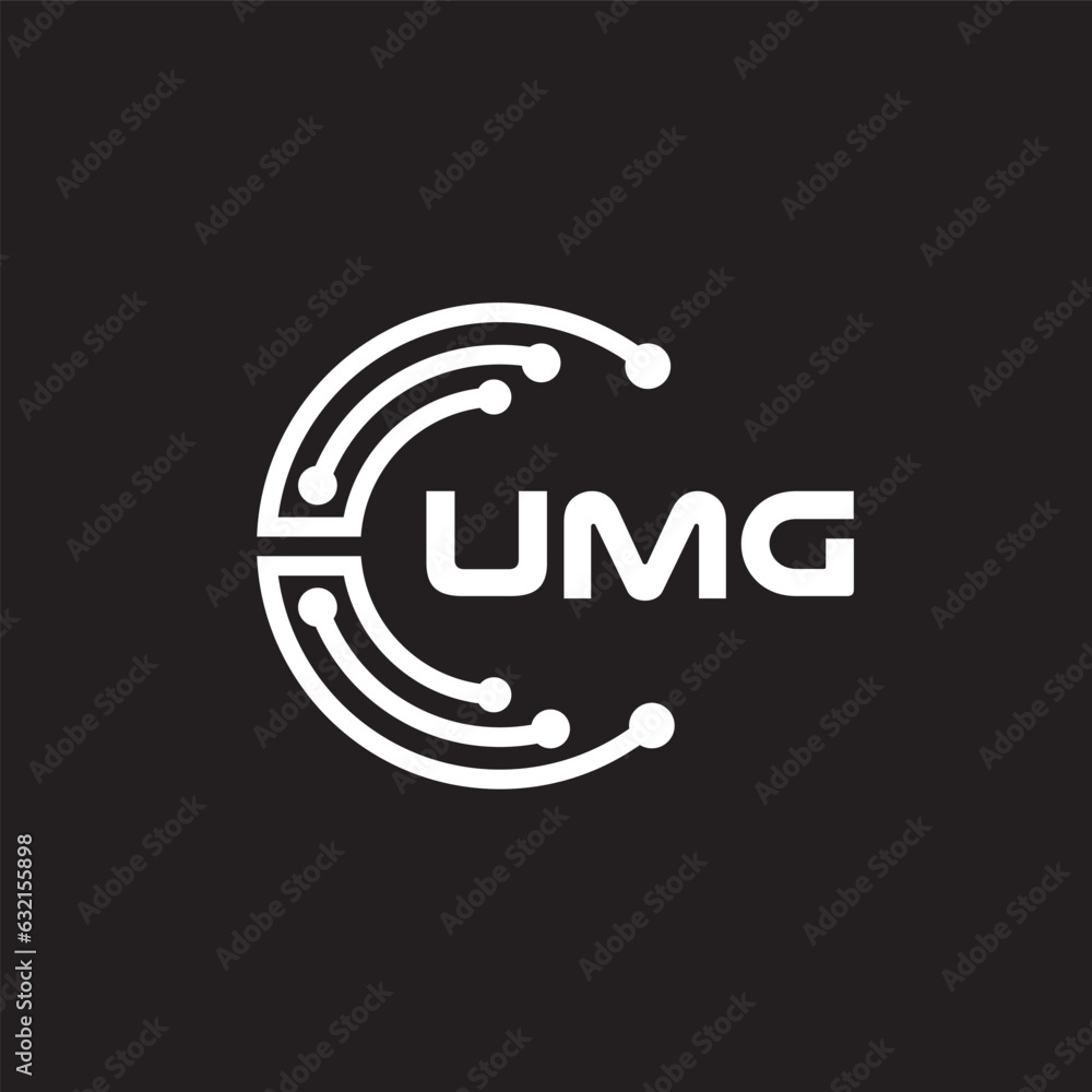 UMGletter technology logo design on black background. UMGcreative initials letter IT logo concept. UMGsetting shape design
UMGletter technology logo design on black background. UMGcreative initials letter IT logo concept. UMGsetting shape design