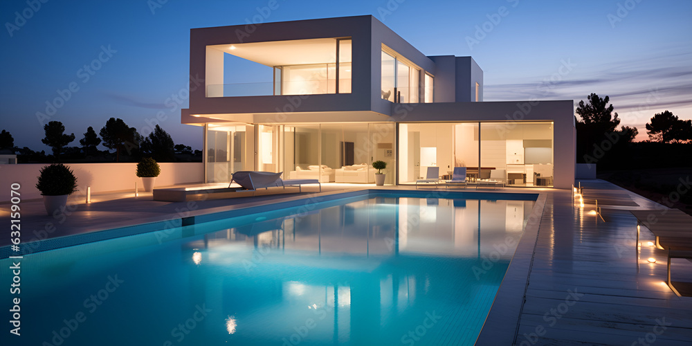 Modern Luxury: Stylish House with Backyard Swimming Pool,The Renovation Of An Abandoned House 